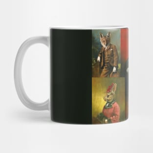 Vintage Animals In Clothes Mug